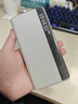 華為MateX6手機殼原裝智能視窗旋轉支架保護套皮套翻蓋X6典藏版折疊屏保護殼原廠(chǎng)  MateX6視窗翻蓋皮套【白色】 曬單實(shí)拍圖