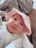 斑巴豆迪嬰兒帽子透氣防風寶寶防曬帽新生兒小月齡遮陽帽外出嬰幼兒漁夫帽 曬單實拍圖