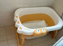 世紀寶貝（babyhood）小鱷魚(yú)浴桶 兒童可折疊泡澡桶嬰兒洗澡盆0-10歲寶寶 329洛克黃 曬單實(shí)拍圖