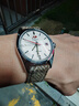 凡致【凡致】復刻時(shí)尚國潮風(fēng)手動(dòng)機械腕表復古透底夜光男士手表 月白 36mm 曬單實(shí)拍圖