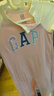 蓋璞（GAP）嬰兒冬季款印花logo撞色棉質(zhì)連體衣兒童裝包屁衣829315 曬單實(shí)拍圖