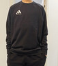 阿迪達斯衛衣男春季戶(hù)外跑步運動(dòng)套頭衫防風(fēng)保暖透氣運動(dòng)服 黑/白 M  曬單實(shí)拍圖