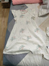 童泰（TONGTAI）女寶寶連衣裙夏季薄款純棉兒童套頭睡衣女童可愛(ài)家居服睡裙 米色 110 曬單實(shí)拍圖