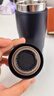 虎牌（TIGER）保溫杯不銹鋼原裝進(jìn)口男女水杯MJA-B036-ANT藏黑色360ML 曬單實(shí)拍圖