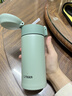 虎牌（TIGER）時(shí)尚清新保溫杯（直飲蓋+吸管蓋） MMT-B35C-GM 薄荷綠 350ml 曬單實(shí)拍圖
