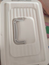 手提收納箱帶蓋儲物盒加厚塑料整理箱車(chē)載家用玩具收納盒周轉箱 透明黑色小號 30*19*15cm 曬單實(shí)拍圖