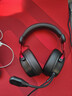 iKF V11 S【3.5mm版】游戲耳機頭戴式電競耳機有線(xiàn)耳麥fps全景音電腦聽(tīng)聲辨位無(wú)畏契約三角洲 黑紅色 曬單實(shí)拍圖
