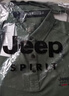 JEEP SPIRIT吉普長(cháng)袖T恤男春季男裝翻領(lǐng)男打底衫寬松上衣服  豆綠 2XL 曬單實(shí)拍圖