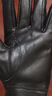 卡帝樂(lè )鱷魚(yú)真皮手套男士秋冬季加厚防寒保暖開(kāi)車(chē)騎行滑雪羊毛內里羊皮手套男 曬單實(shí)拍圖