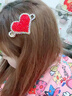 霧添花韓版新年本命年紅色水鉆滿(mǎn)鉆小熊愛(ài)海星bb夾發(fā)夾留海夾 愛(ài)心 曬單實(shí)拍圖