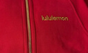 lululemon丨Scuba 女士超寬松拉鏈連帽衫 *新年款*拉絨 LW3JKMS 牛津紅 M /L 曬單實(shí)拍圖