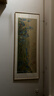 摩馬藝品千里江山圖客廳裝飾畫(huà)中式沙發(fā)背景畫(huà)辦公室山水畫(huà)宋式美學(xué)掛畫(huà) 雅致紅褐實(shí)木畫(huà)框【免費安裝】 80x210cm（館藏絲絹畫(huà)芯） 曬單實(shí)拍圖