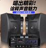 YTFY柏林之聲專(zhuān)業(yè)8寸10寸卡包音箱家用會(huì )議舞蹈室 KTV唱歌 健身房 音響套裝 8寸音箱加功放和兩個(gè)話(huà)筒 曬單實(shí)拍圖
