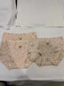 雅鹿女士?jì)妊澟瓵類(lèi)純棉10A抑菌加長(cháng)檔包臀中腰無(wú)痕碎花女生小平角短褲 【灰碎花+綠小熊+咖牡丹】 3條 L 【100-120斤】 曬單實(shí)拍圖