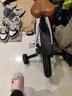 鳳凰兒童自行車(chē)男女小孩初學(xué)腳踏車(chē)鎂合金輔助輪自行車(chē) 法拉利 輻條輪銀色-碟剎-輔助輪+車(chē)燈 16寸【適合105-140cm】 曬單實(shí)拍圖