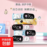森系ins風(fēng)電子手表同款?lèi)?ài)心顯示大屏防水靜音男女學(xué)生電子手環(huán)表 粉色可愛(ài)吉伊 曬單實(shí)拍圖