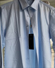 杉杉【莫代爾暗紋】襯衫男長(cháng)袖休閑商務(wù)舒彈免燙高端襯衣 淺藍色 43 曬單實(shí)拍圖