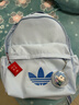 adidas簡(jiǎn)約休閑通勤舒適運動(dòng)雙肩背包男女新款阿迪達斯官方三葉草   晶藍   NS(均碼) 曬單實(shí)拍圖