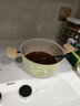 蘇泊爾（SUPOR）湯鍋不粘鍋燉鍋陶瓷家用奶鍋加厚煲湯煎炒蒸鍋煮粥電磁爐燃氣通用 【健康陶瓷覆層】湯鍋+蒸格 22cm 曬單實(shí)拍圖