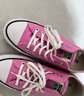 匡威（Converse）官方All Star Lift女低幫帆布經(jīng)典厚底鞋粉色A06508C A06508C 36 曬單實(shí)拍圖
