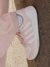 adidas COURTBEAT場(chǎng)下休閑籃球風(fēng)板鞋男女阿迪達斯官方輕運動(dòng)   白色/沙棕粉   38.5 曬單實(shí)拍圖