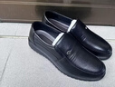 紅蜻蜓同款頭層牛皮皮鞋大碼47商務(wù)休閑軟底中老年爸爸鞋防滑男鞋 黑色單鞋8855 42 曬單實(shí)拍圖