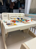 曼龍兒童多功能學(xué)習桌書(shū)桌可升降寫(xiě)字繪畫(huà)工具桌游戲桌積木桌椅套裝 曬單實(shí)拍圖