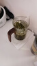憶壺茶公道杯玻璃泡茶壺月牙過(guò)濾綠茶專(zhuān)用茶具配件玻璃分茶器帶茶漏 曬單實(shí)拍圖