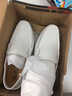 奇策男鞋新款真皮白色豆豆鞋男套腳商務(wù)休閑軟底皮鞋懶人一腳蹬駕車(chē)鞋 白色 37 曬單實(shí)拍圖