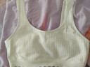全棉時(shí)代內衣女文胸少女發(fā)育期兒童背心透氣 一階段 奶白 M（160） 曬單實(shí)拍圖