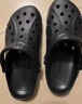 卡駱馳（CROCS）洞洞鞋貝雅男鞋女鞋輕便耐磨一腳蹬拖鞋休閑鞋|10126 黑色-001 44 (280mm) 曬單實(shí)拍圖