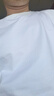 布先生明星同款長(cháng)袖T恤男士小白T內搭 長(cháng)袖標準T-圓領(lǐng)-白色 L(175) 曬單實(shí)拍圖