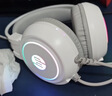 惠普（HP）H100游戲耳機頭戴式耳麥帶麥克風(fēng)電競網(wǎng)吧游戲吃雞三角洲行動(dòng)聽(tīng)聲辨位 白色USB接口 曬單實(shí)拍圖