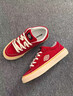 Dickies板鞋男鞋春季鞋子男2026新款德訓鞋男休閑鞋百搭運動(dòng)鞋情侶帆布鞋 紅色 41 曬單實(shí)拍圖