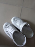 izt卡通專(zhuān)業(yè)油水防滑洞洞鞋防撞包頭拖鞋旅游涼鞋EVA發(fā)泡耐磨橡膠底 淺灰色-男款 39-40 曬單實(shí)拍圖