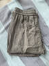 末真（MOZHEN）純亞麻男褲夏季薄款簡(jiǎn)約麻料褲子男士休閑褲寬松百搭直筒闊腿長(cháng)褲 K12灰色 夏季款 XL 曬單實(shí)拍圖