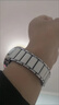 watchbond適用華為gt6/gt5表帶女款41mm手表gt5pro表帶42mm仿陶瓷oppo watch x2mini女士gt4白色透氣18mm 曬單實(shí)拍圖