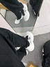 安踏（ANTA）男鞋運動(dòng)鞋男新款春季軟底網(wǎng)面透氣跑步鞋輕便軟底百搭休閑鞋子男 紙莎白/基礎黑 42 曬單實(shí)拍圖