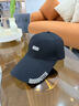 蒙奈特（MONAITTE）帽子男春夏新款加長(cháng)帽檐顯臉小時(shí)尚棒球帽戶(hù)外運動(dòng)跑步鴨舌帽女潮 黑色 （長(cháng)帽檐11CM） 均碼 可調節（54-61CM） 曬單實(shí)拍圖
