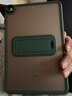 酷思麥2026款蘋(píng)果air8/7/6/5保護套ipad10代后殼pro11英寸A2602平板殼ipad789適用mini6/7支架磨砂硬殼 【一體支架暗夜綠】贈筆 iPad Mini4/5(7.9英寸 曬單實(shí)拍圖