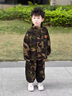 G.duck小黃鴨兒童迷彩服套裝春秋裝帥氣男童套裝運動(dòng)會(huì )軍訓表演服幼兒園 軍綠色 100 (建議身高90cm 3-4歲)cm 曬單實(shí)拍圖