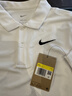 耐克男子速干網(wǎng)球POLOS冬季針織刺繡舒適環(huán)保翻領(lǐng)T恤NIKE DH0858 100白/(黑) M 曬單實(shí)拍圖