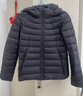 坦博爾輕薄羽絨服女短款連帽百搭休閑秋冬女士外套 黑色 S(160) 曬單實(shí)拍圖