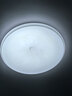 祎琳（yilin）圓形燈外殼吸頂燈燈罩配件房間陽(yáng)臺走廊廚房燈罩子阻燃 旋口燈罩-口徑44.5厘米 銀線(xiàn)款 曬單實(shí)拍圖