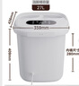 美的（Midea）泡腳桶殺菌足浴盆加熱暖腳自動(dòng)按摩保暖洗腳盆熏蒸暖泡噴淋生日禮物送男女友送媽媽實(shí)用 ZL310 曬單實(shí)拍圖