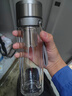 閩藍藍雙層玻璃杯茶水分離男士一鍵開(kāi)蓋便攜車(chē)載高硼硅耐高溫防摔泡茶杯 鋼本灰500ml【提繩款+升級加厚】 曬單實(shí)拍圖
