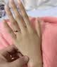 卡地亞（Cartier）戒指男女同款 LOVE系列結婚戒指經典窄版情侶戒指 禮物 18k玫瑰金 B4085200 保卡信息-隨機年份 54 曬單實拍圖