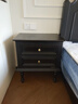 全友家居 美式復古風(fēng)高腳款床頭柜臥室床邊小型抽屜式收納儲物柜子 曬單實(shí)拍圖