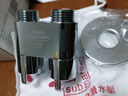 潛水艇（Submarine） 全自動(dòng)洗衣機水龍頭一進(jìn)二出黃銅水嘴拖把池角閥46分通用龍頭京 【亮銀】一進(jìn)二出（4/6分螺紋）配卡扣 曬單實(shí)拍圖