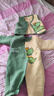 wua·wua嬰兒衣服春秋新生兒純棉連體衣秋冬寶寶馬甲外出保暖家居服睡衣 綠恐龍套裝【保暖 馬甲+連體衣】 73cm （適合6-9月 體重14-18斤） 曬單實(shí)拍圖